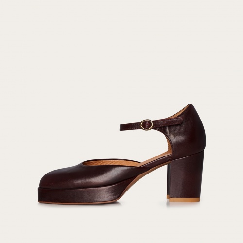 Miri Heels, mahogany #1770